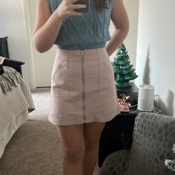 Pink Express Mini Skirt - Picture 2 of 3